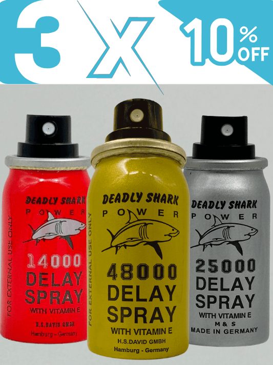 Combo Deal - DeadlyShark Delay Spray - Pack of 3 - Free Delivery
