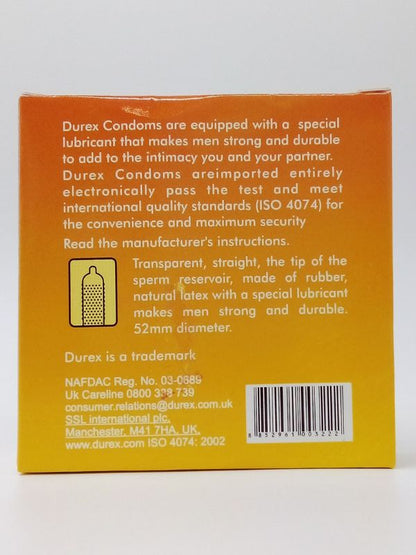 durex natural latex condoms