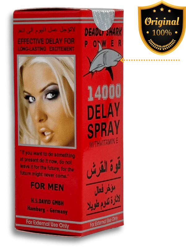 Deadly Shark 14000 Delay Spray 45ML - Male Delay Spray