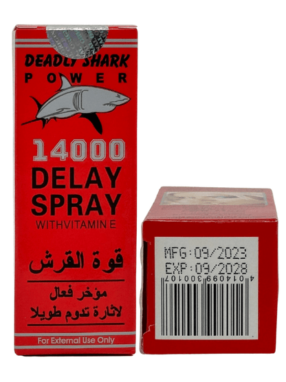 Deadly Shark 14000 Delay Spray 45ML - Male Delay Spray