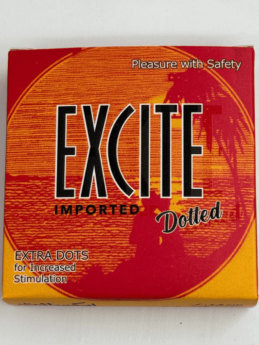 Excite Dotted Condoms -  3 Extra Dots Condoms