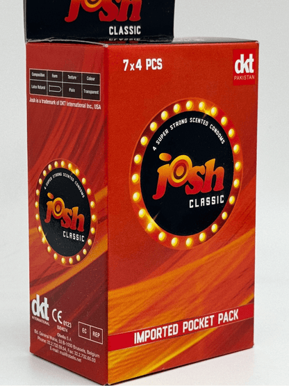 Josh Classic Condom - 28 Condoms Pack