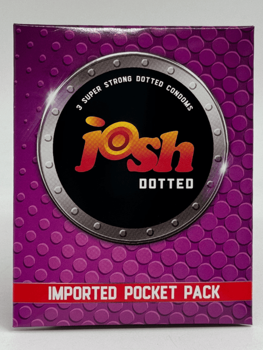 Josh Dotted Condoms - 3 Condom Pack