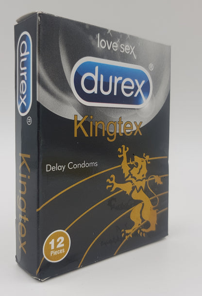 Durex Kingtex Condoms - 12 Delay Condoms