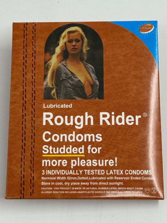 Rough Rider Condom - 3 Studded & Lubricated Condoms