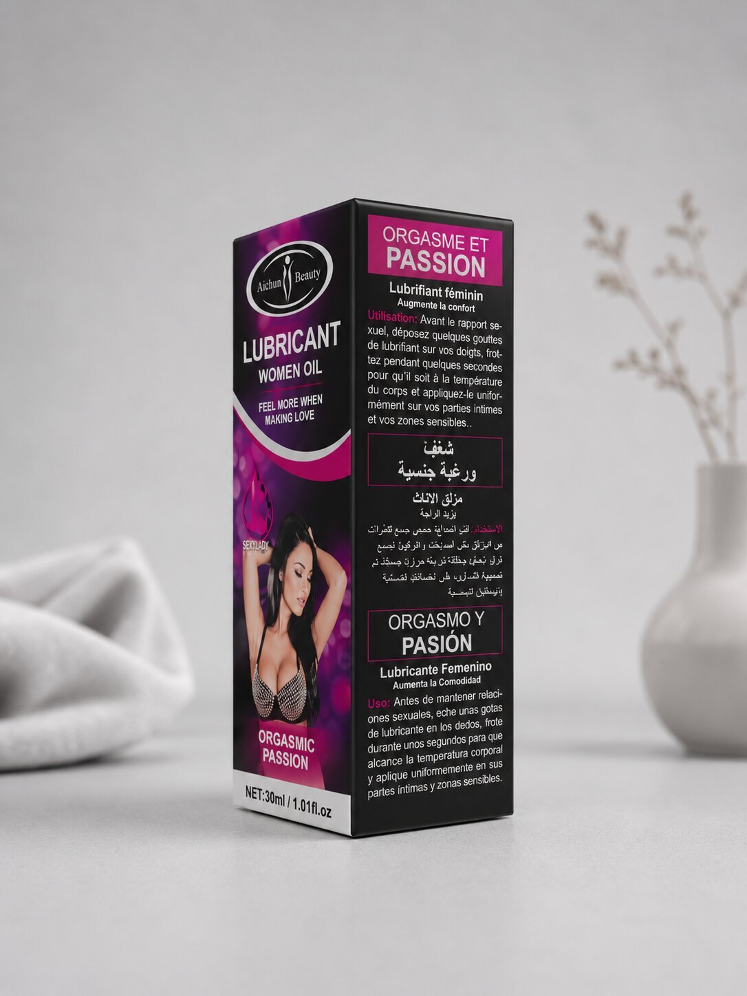 Aichun Beauty Women Arousal Oil – Orgasmic Passion Lubricant for Enhanced PleasureLubricantwww.viga.pk