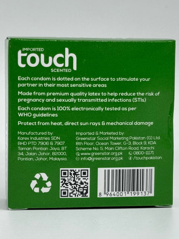 Touch Dotted Condoms - 5 Condoms Pack