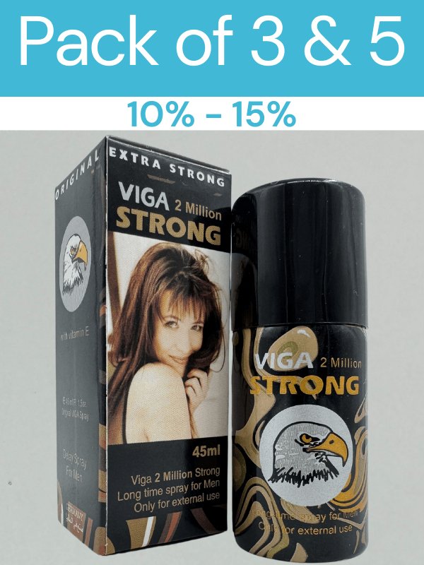 Deal Pack Of 3 & 5 - Viga 2 Million Delay SprayMen Delay Spraywww.viga.pk