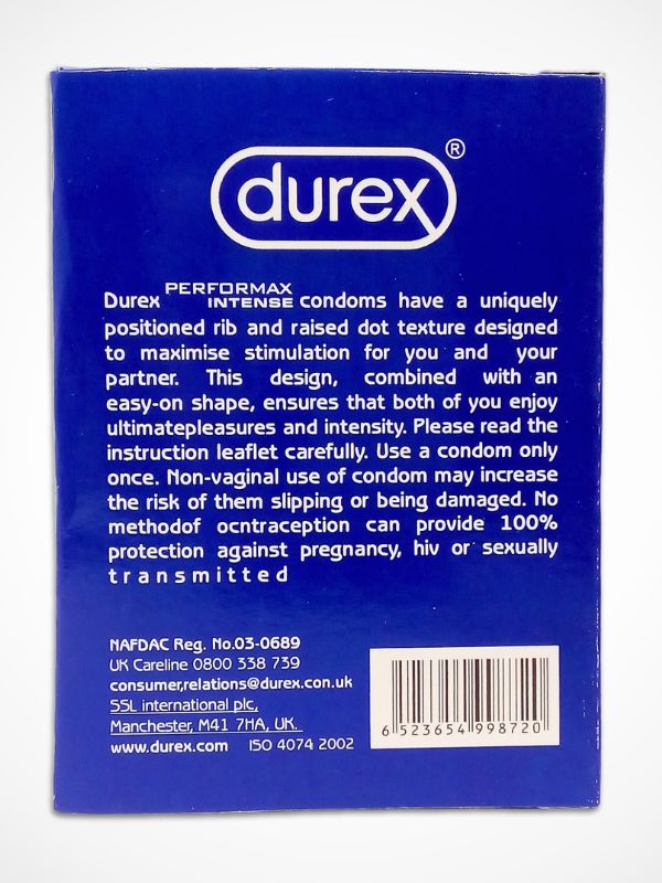 Durex Condoms Performax Intense - 12 CondomsCondomswww.viga.pk