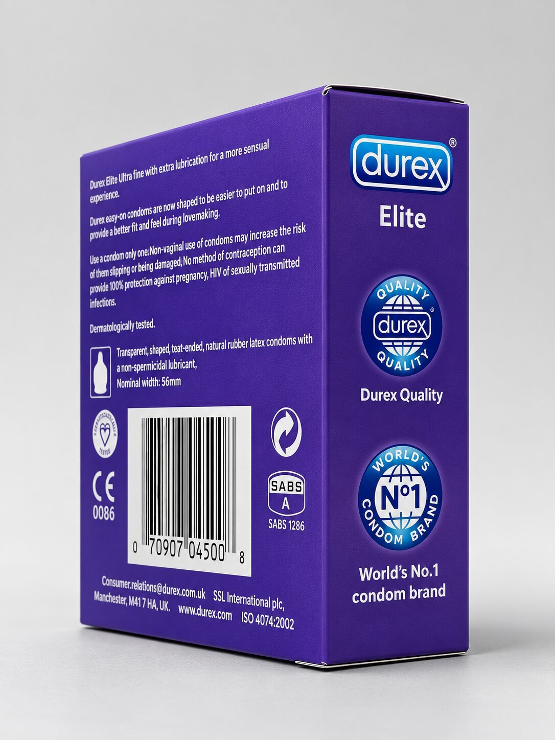 Durex Elite Condoms | 3 Pack | Ultra Fine | Extra LubricatedCondomswww.viga.pk