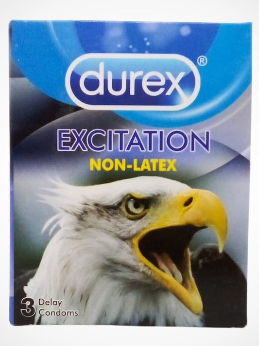 Durex Non Latex Condoms - 3 Excitation CondomsCondomswww.viga.pk
