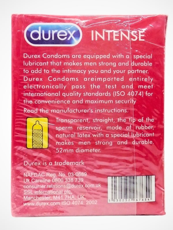 Durex Performax Intense Condoms - 12 Ribbed & Delay CondomsCondomswww.viga.pk