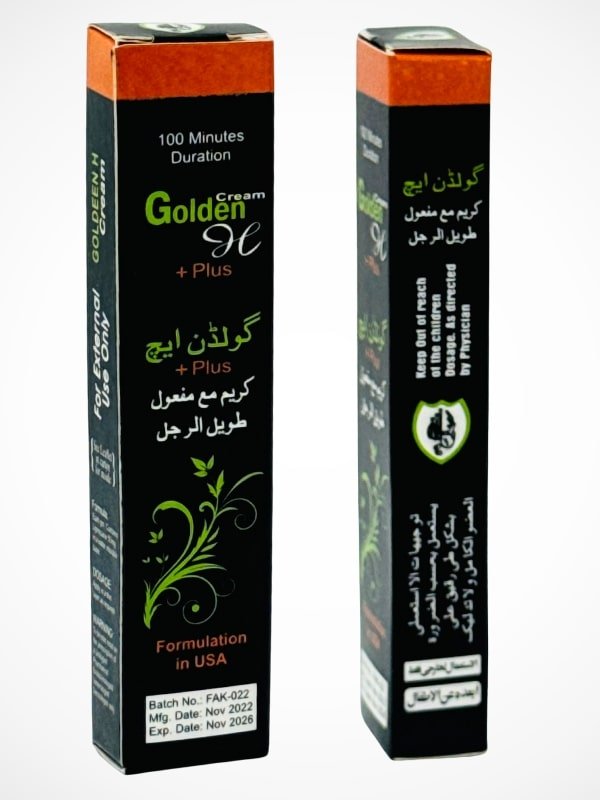 Golden H Plus Cream - 100 Minutes Delay CreamMen Delay Creamwww.viga.pk