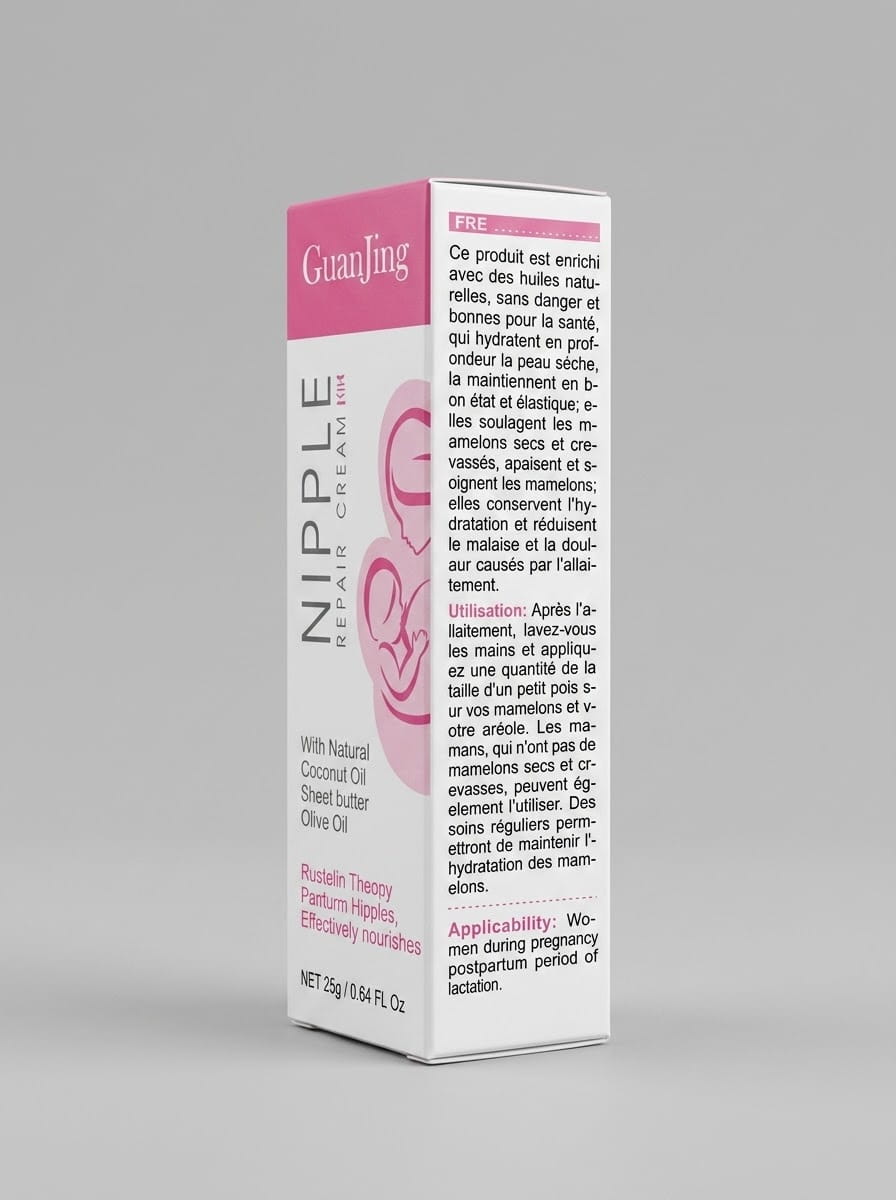 GuanJing Nipple Repair Cream for Breastfeeding Moms – 25g with Coconut & Shea ButterBreast Enlargementwww.viga.pk