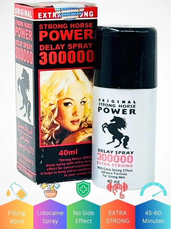Horse Power Delay Spray 300000 - Extra Strong EffectMen Delay Spraywww.viga.pk