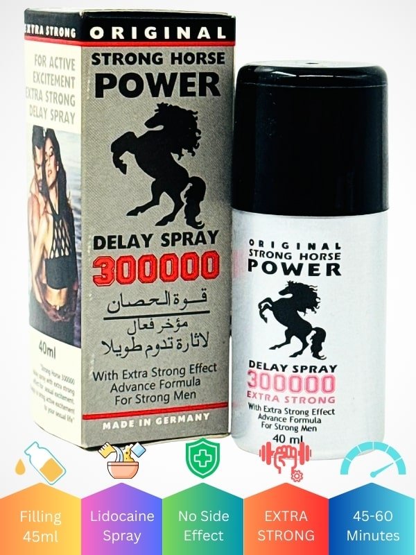 Horse Power Delay Spray 300000 - Extra Strong EffectMen Delay Spraywww.viga.pk