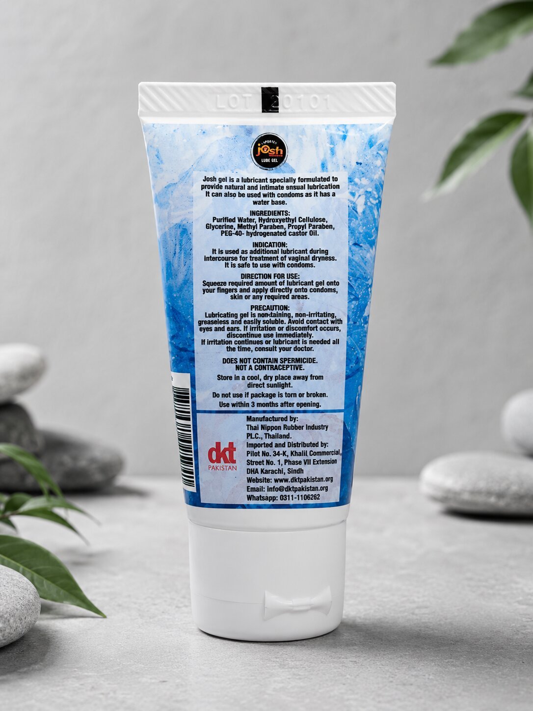 Josh Lube Gel Natural Fantasy – Water Based Lubricant 30mlPersonal Lubricantwww.viga.pk