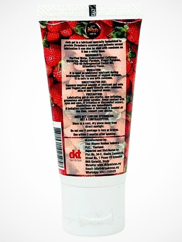Josh Lube Gel Strawberry 30ml - Water Based LubricantLubricantwww.viga.pk