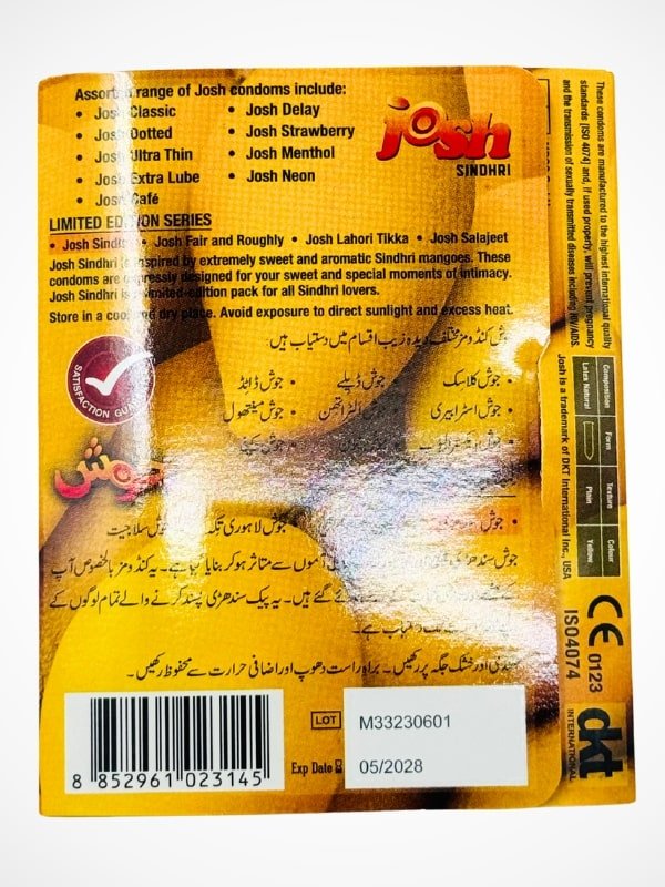 Josh Sindhri Condoms - 3 Extremely Aromatic Mango CondomsCondomswww.viga.pk