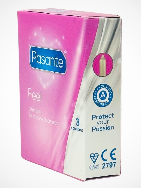 Pasante Feel Condoms - 3 Ultra Thin CondomsCondomswww.viga.pk