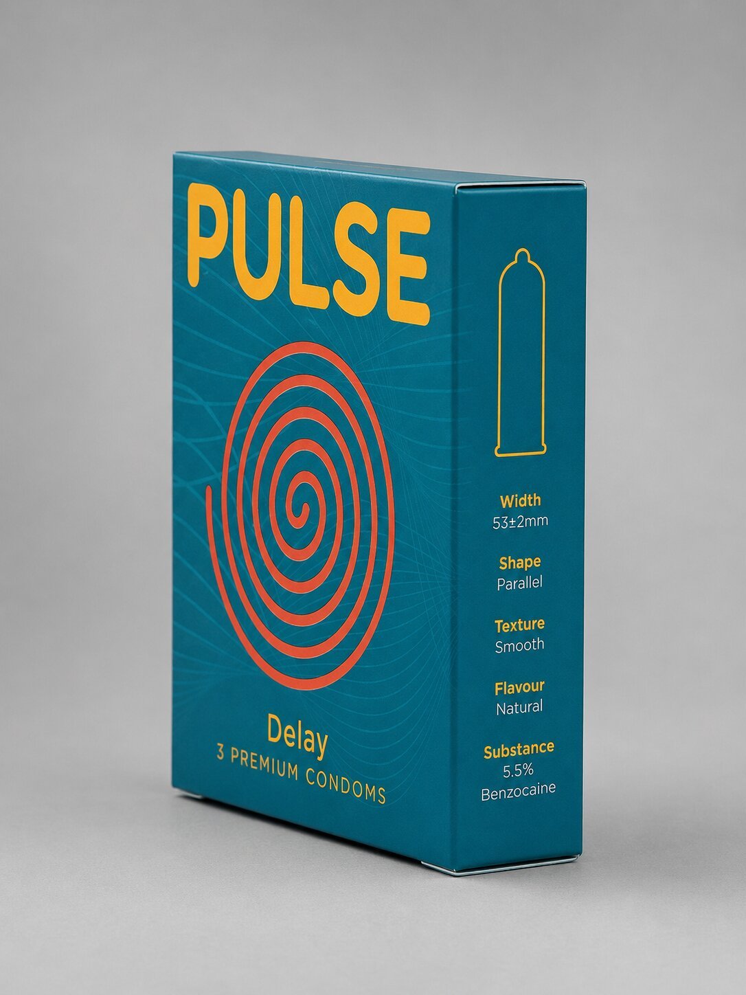 Pulse Delay Condoms | 3-Pack | Benzocaine Long-Lasting PerformanceCondomswww.viga.pk