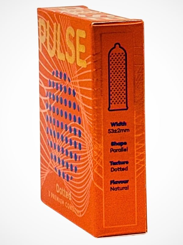 Pulse Dotted Condoms - 3 Premium CondomsCondomswww.viga.pk