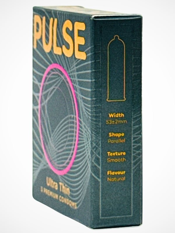Pulse Ultra Thin Condoms - 3 Premium CondomsCondomswww.viga.pk