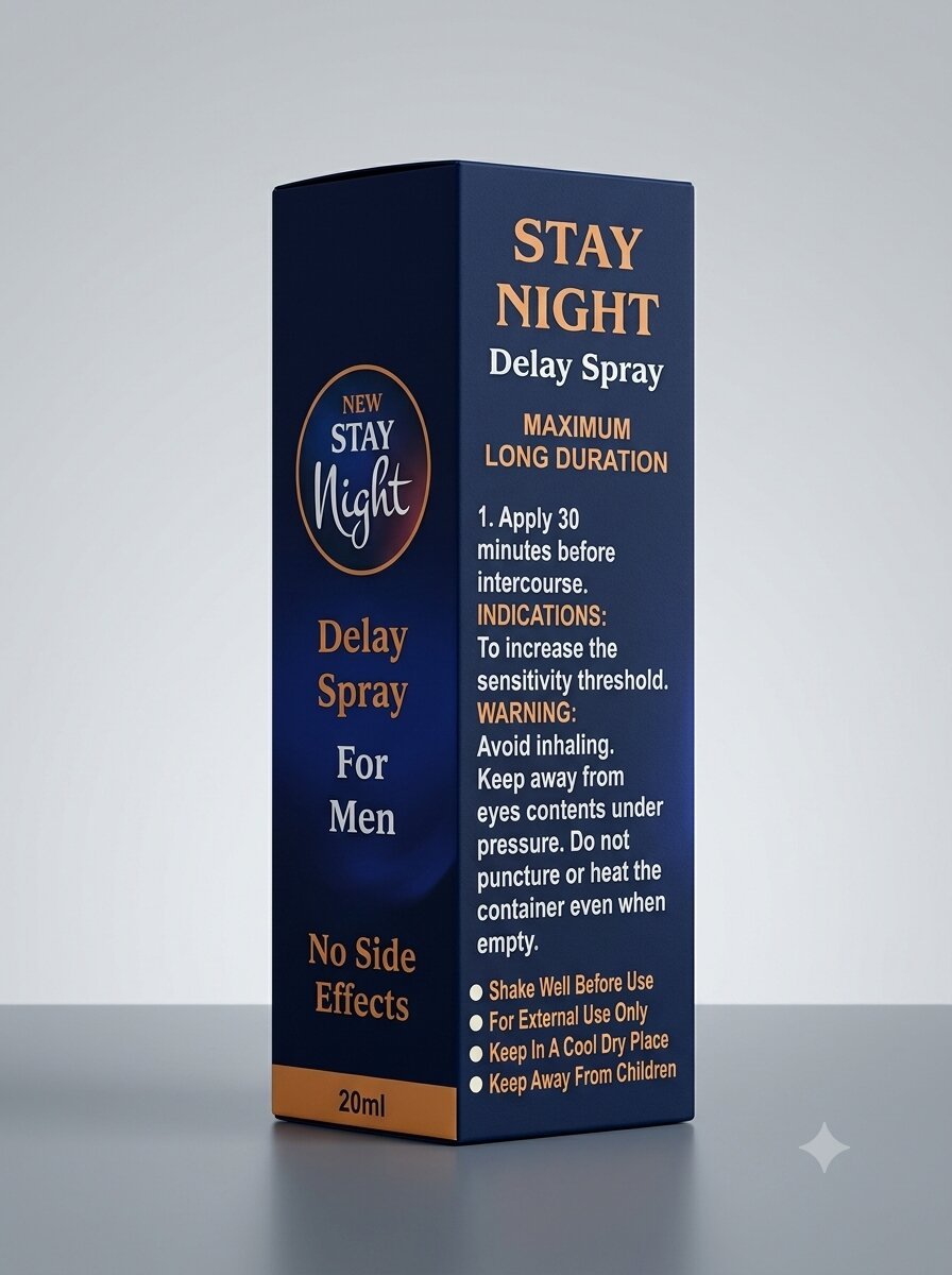 Stay Night Delay Spray – Premature Ejaculation Control Spray for MenMen Delay Spraywww.viga.pk