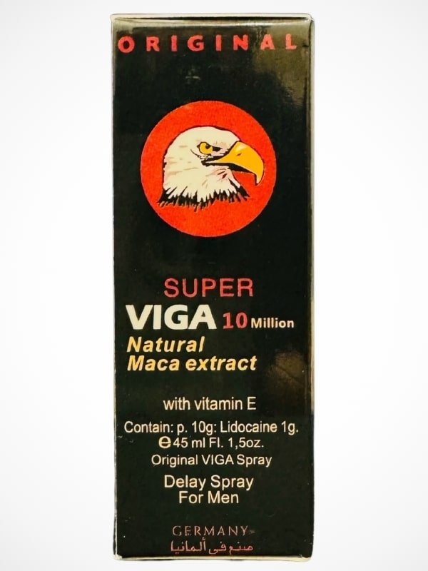 Super Viga 10 Million Delay Spray - Natural Maca ExtractMen Delay Spraywww.viga.pk
