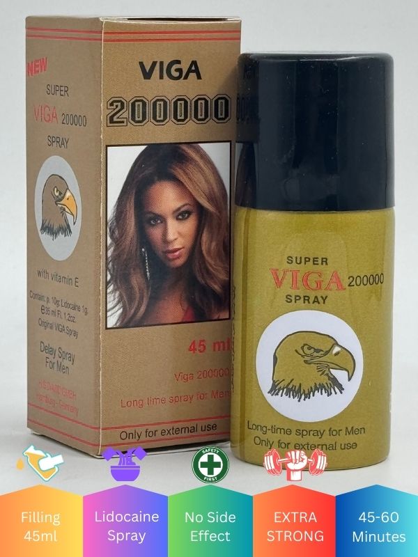Super Viga 200000 Delay Spray For Men 45ML – www.viga.pk