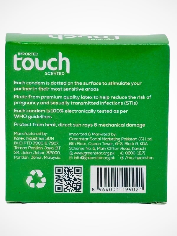 Touch Dotted Condoms - 3 Condoms PackCondomswww.viga.pk