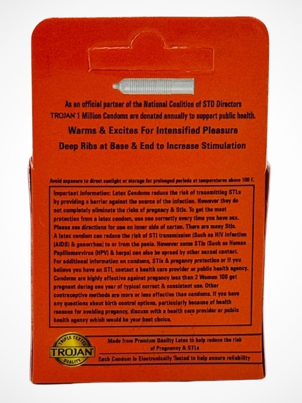 Trojan Charged Condom - 3 Intensified Lubricant CondomsCondomswww.viga.pk