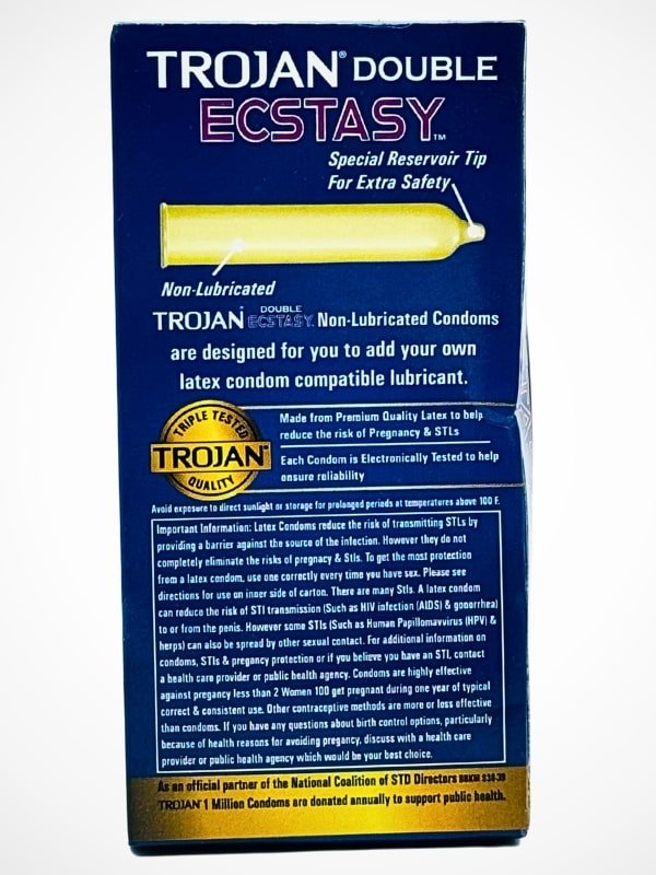 Trojan Condom - 12 Double Ecstasy CondomsCondomswww.viga.pk