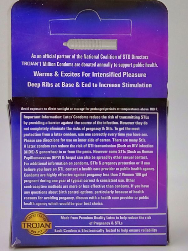 Trojan Condoms Fire & Ice - 3 Dual Action Lubricant CondomsCondomswww.viga.pk