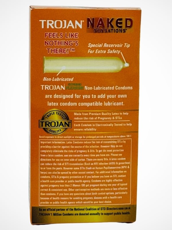 Trojan Naked Sensations Condoms - 12 Ultra Ribbed CondomsCondomswww.viga.pk