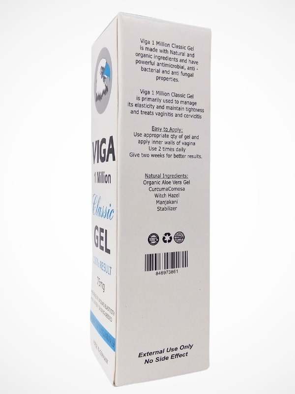 Viga 1 Million Classic Gel 75mg - Vaginal Tightening GelEnlargement Gelwww.viga.pk