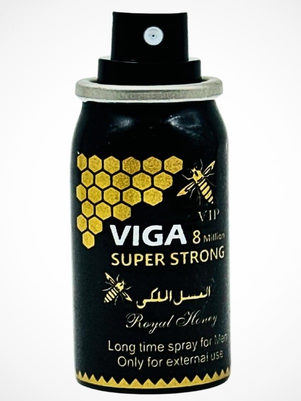 Viga 8 Million Delay Spray Super Strong - Royal Honey with Vitamin EMen Delay Spraywww.viga.pk