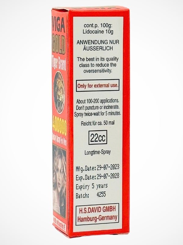 Viga Gold Delay Spray 400000 - 22CC (Local Made)Men Delay Spraywww.viga.pk