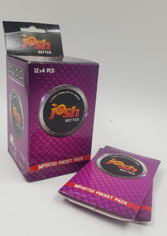 Josh Dotted Condoms - 12 x 4 Pack of Josh Condoms