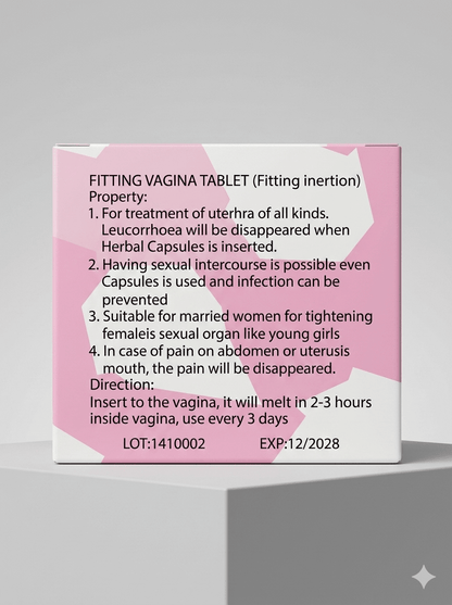 Dr. James Fitting Tablet – Herbal Vaginal Tightening Formula, Post-Pregnancy Care, 4 Tablets