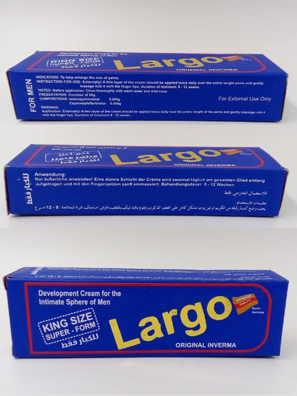 Largo Enlargement Cream for Men – Natural Herbal Male Enhancer – Pack View