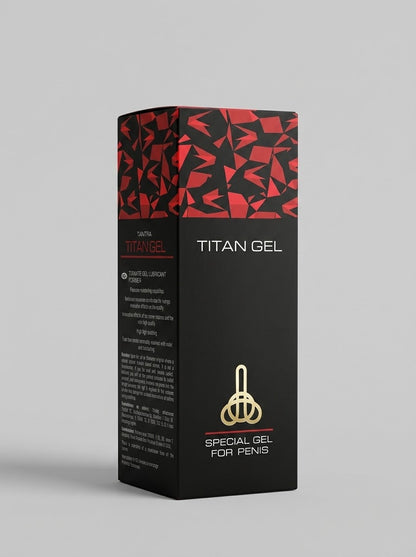 Titan Gel For Men with Box – Natural Male Enhancement Gel for Stamina & Confidence 