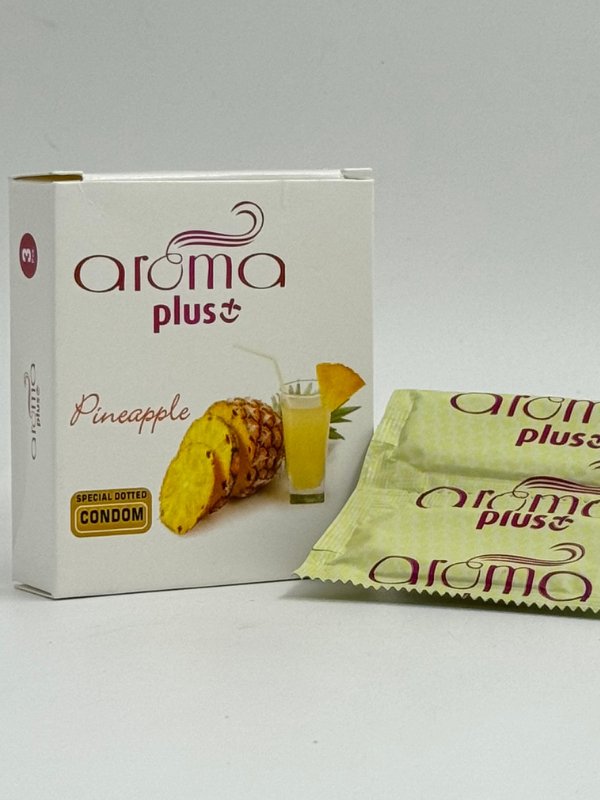 Aroma Plus Condom Apple Flavor - 3 Special Dotted CondomsCondomswww.viga.pk