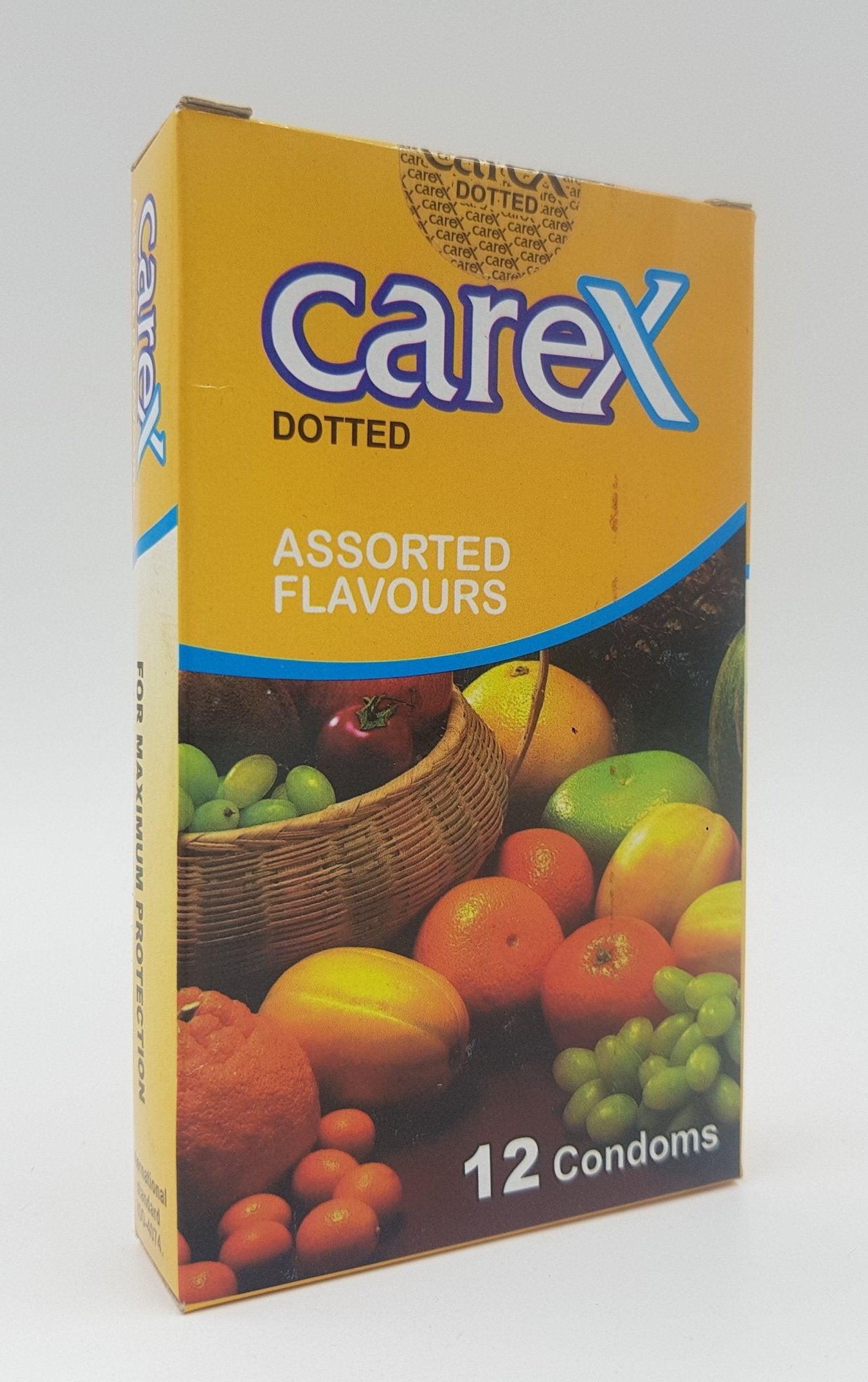 Carex Dotted Condoms - 12 Assorted Flavor CondomsCondomswww.viga.pk