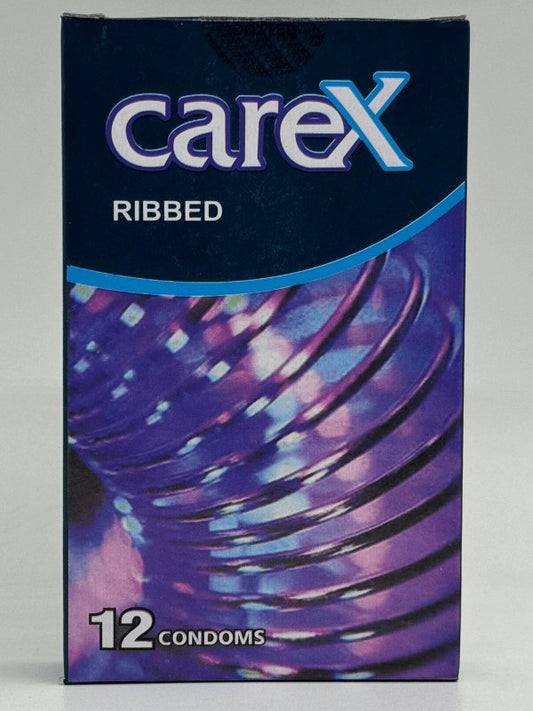 Carex Ribbed Condoms - 12 Condoms PackCondomswww.viga.pk