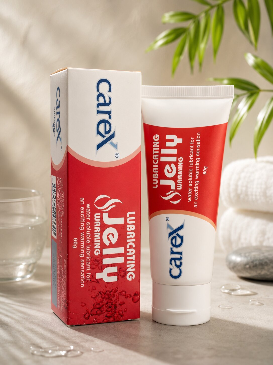 Carex Warming Lubricating Jelly | Warming Sensation Personal Lubricant – Condom SafeLubricantwww.viga.pk