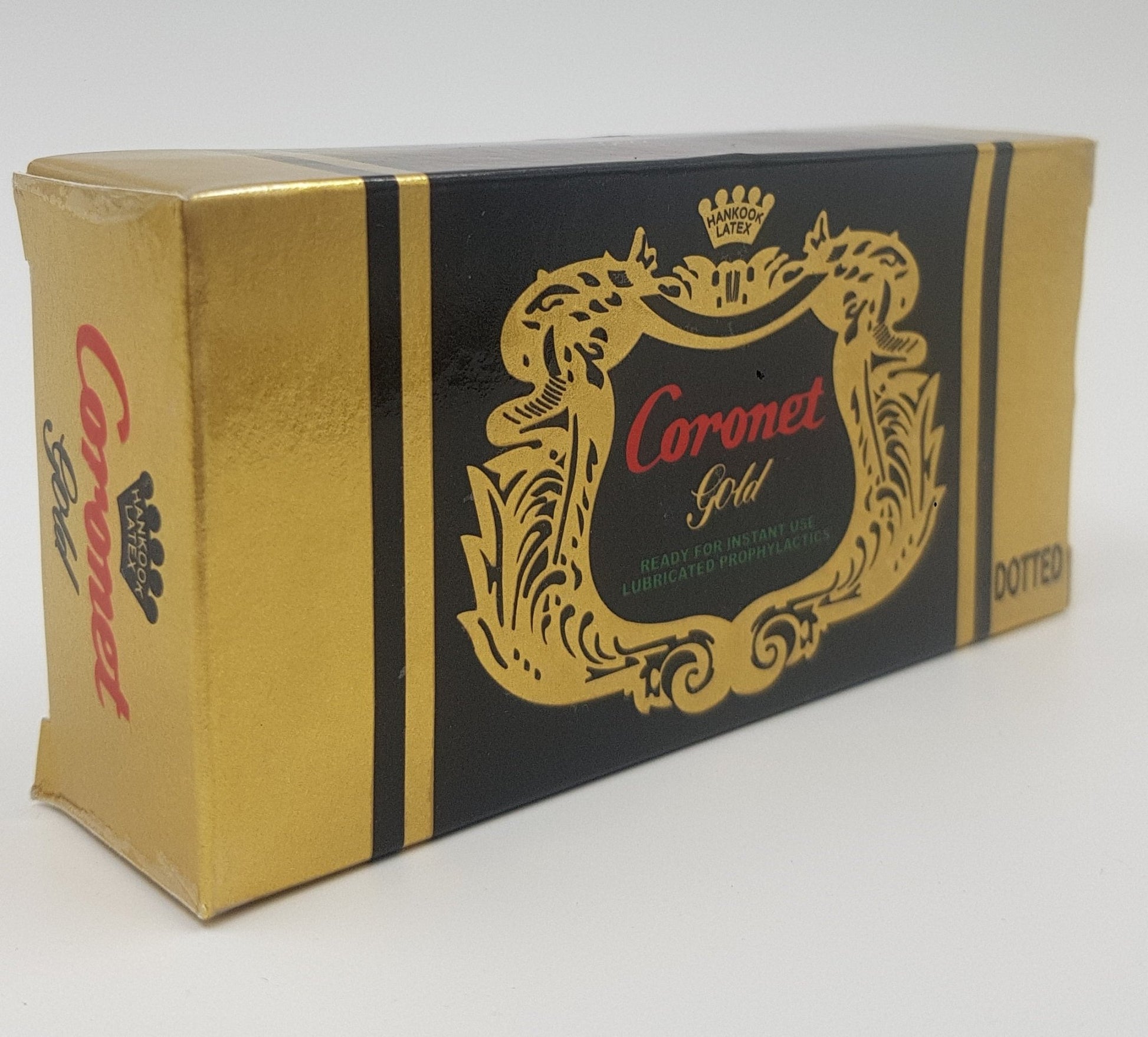 Coronet Gold Condoms 12 Pieces - Doted Lubricated CondomsCondomswww.viga.pk