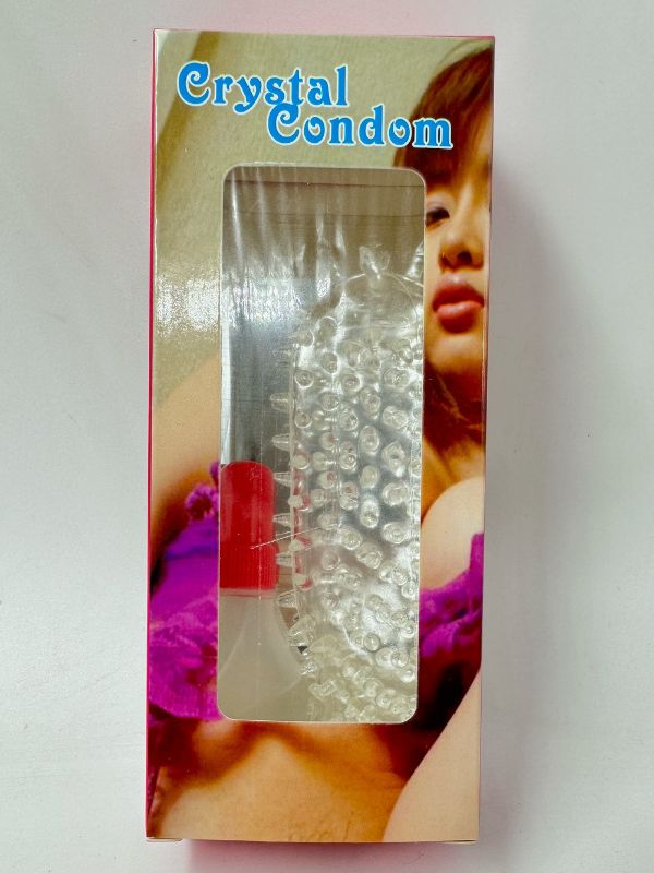 Crystal Silicone Condom with Lubricant - Spike Reusable Condoms - Washable CondomsCondomswww.viga.pk