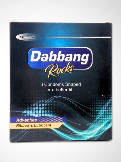 Dabbang Condoms - 3 Ribbed & Lubricant CondomsCondomswww.viga.pk