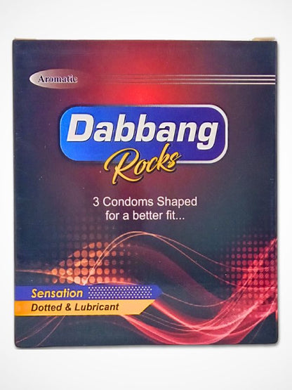 Dabbang Dotted Condoms - 3 Dotted & Lubricant CondomsCondomswww.viga.pk